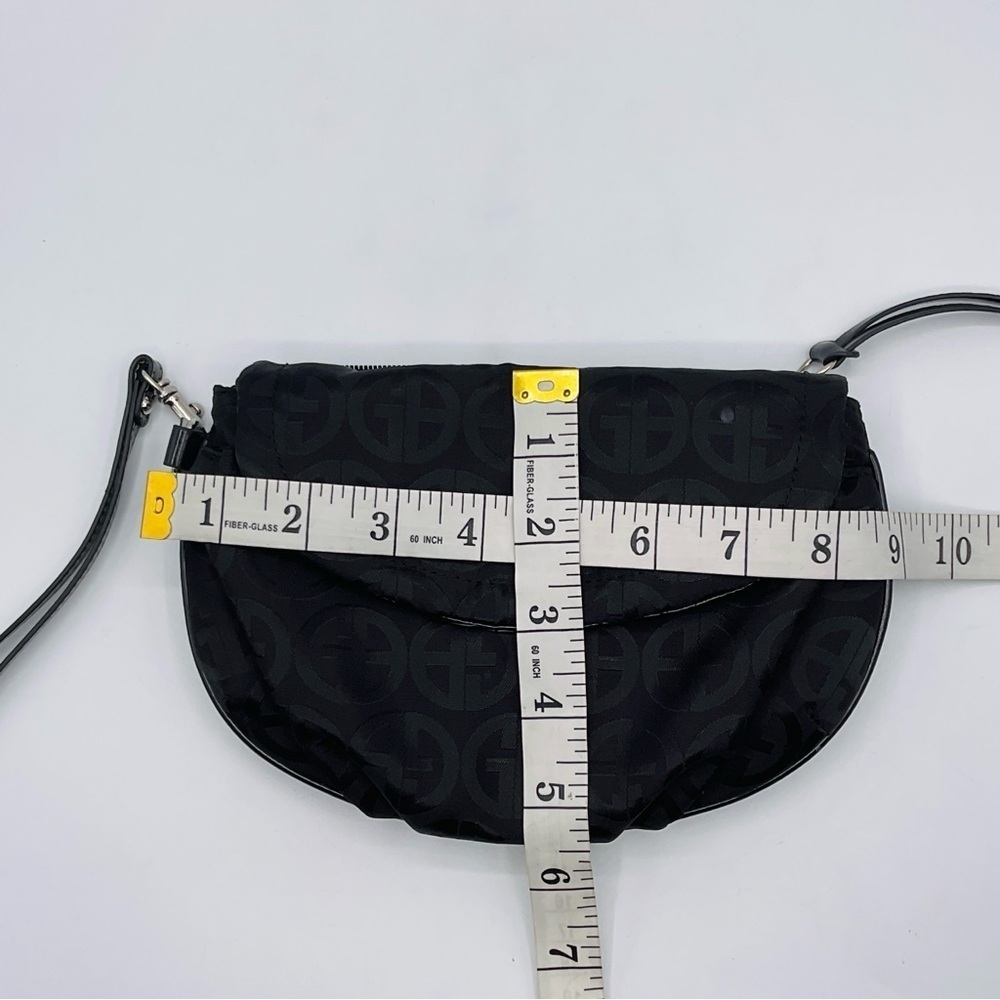 Giani Bernini Wristlet Purse Clutch Bag Zip Pocket Black 5 Compartment Small - Picture 13 of 13